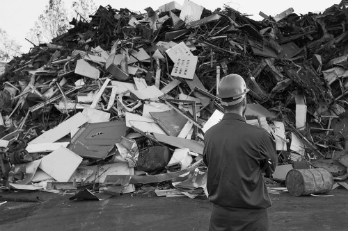 Professional home clearance team at work in Goldersgreen