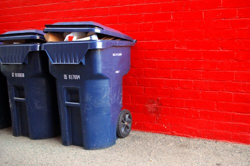 Modern waste clearance equipment in Goldersgreen